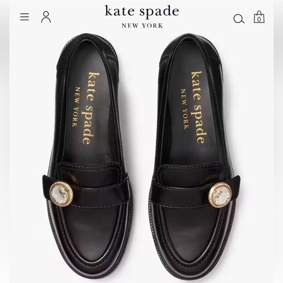 NWOT - NEVER WORN! Kate Spade Posh Loafers size 7.5 - Picture 2 of 5